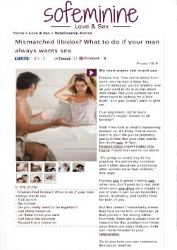 Sofeminine Magazine - Helen Mia Harris